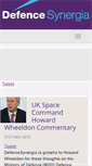 Mobile Screenshot of defencesynergia.co.uk