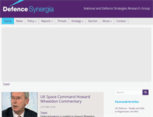 Tablet Screenshot of defencesynergia.co.uk